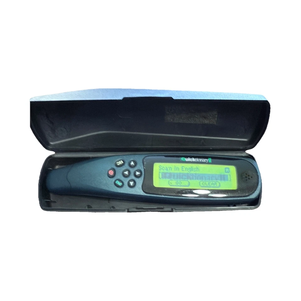 Quicktionary Reading 2 Portable Pen Personal Reading Assistant w/ Case Wizcom - Image 1 of 4