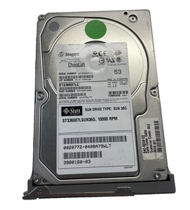 Sun 540-5996 36GB 3.5" 10K RPM 8MB Cache 80Pin SCSI Drive XRA-SC1CA-36G10K - Picture 1 of 3