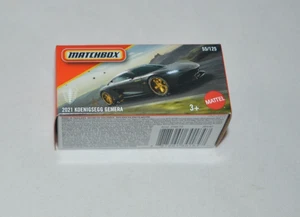 MATCHBOX 2025 POWER GRABAG 55/125 - 2021 KOENIGSEGG GEMERA BLACK - Picture 1 of 4