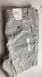 Goodfellow & Co Linen Shorts 42 Blend Flat-Front 7" Inseam Shorts 42 - Picture 1 of 7