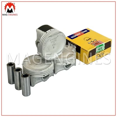 JUEGO DE PISTÓN Y ANILLO HYUNDAI / KIA G3LA PARA i10 GRAND i10 KIA PICANTO 12V 1.0 LTR Foto 1 de 4