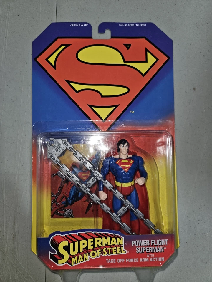 1995 Hasbro Kenner Superman Man of Steel Power Flight Action Figure R25