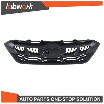 Labwork 前保险杠中心格栅适用于斯巴鲁 Outback 2023 - 2024 黑色塑料 — 第 1/4 张图片