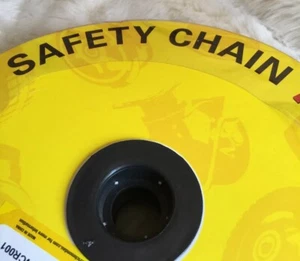 Plastic Safety Chain 6 mm - Yellow Black alternating - OH&S - 10 METRE ROLL - Bild 1 von 5