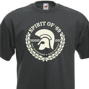 T-Shirt SPIRIT OF 69 - Trojan Ska Rocksteady Early Reggae Rude Boy Jamaica Skin - Bild 1 von 1