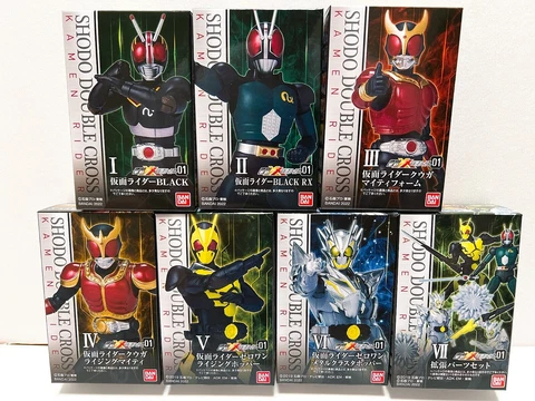 SHODO-XX (Double Cross) Kamen Rider Complete 7 BOX Bandai NEW DHL F/S July 11 Cover