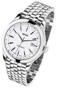 Epos Automatic Men's Swiss Made White Stainless Steel Watch 3376 - Picture 1 of 1