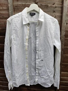 Just Cavalli mens classic white long sleeve shirt top Size XS Y2K Costume tuxedo - Picture 1 of 11