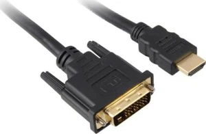 Sharkoon HDMI -> DVI-D (24+1) schwarz 1,0 meter - Bild 1 von 1