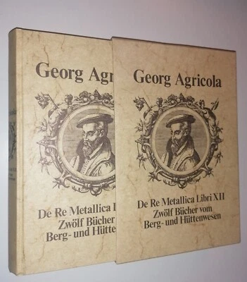 Zwölf Bücher vom Berg- und Hüttenwesen. By Georg Agricola. 1977. H/C in slipcase - Image 1 of 3