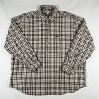 Carhartt Shirt Men's XL Button Down Heavy Duty Rugged Workwear L/S  S94 KHI