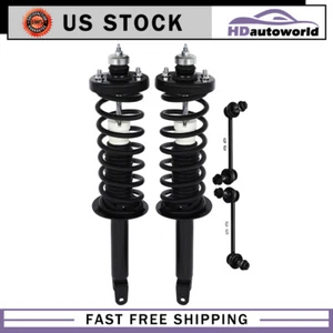 Rear Struts w/Coil Springs Sway Bars for 2013 2014 2015 2016 2017 Honda Accord - Picture 1 of 7