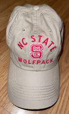 NC State Wolfpack NCAA NCSU Women Cut Baseball Cap Hat Tan Hot Pink Adjustable