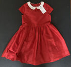 BNWT Marks & Spencer girls red party dress size 7 - 8 years