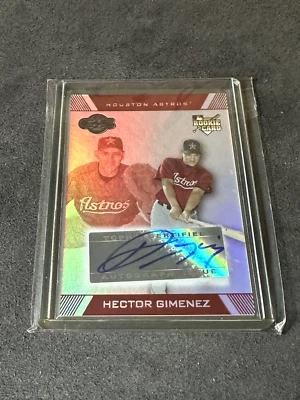 Hector Gimenez 2007 Topps Co-Signers Silver Red Rookie Autograph RC Auto 71/75 - Image 1 of 2