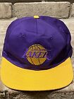 Vintage 90S Los Angeles Lakers Purple Snapback Hat Adult Drew Pearson
