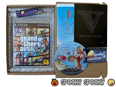 Grand Theft Auto V PS3 - UK PAL VGC CIB with Map - High Quality Packing - Image 1 of 4