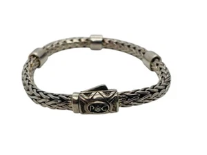 Phillip Gavriel geflochtener Saphir Sterlingsilber Armband 7,5" - Bild 1 von 8