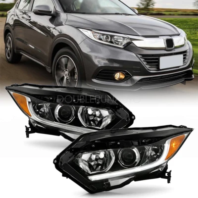 For 2019-2022 Honda HRV HR-V Headlights Halogen w/LED DRL Driver&Passenger Side - Image 1 of 4