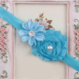 Kids Girl Baby Soft Cute Headband Toddler Lace Flower Hair Band Accessories
