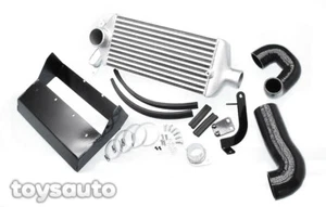 REV9 Oversize Top Mount Intercooler + Splitter for Subaru WRX 08-14 EJ25 Turbo - Picture 1 of 4