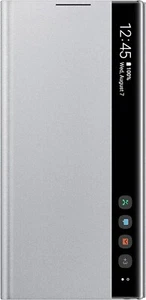Samsung Original Galaxy Note 10 / Note 10 5G Clear View Wallet Cover Case Silver - Picture 1 of 4