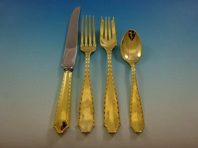 Marquise Vermeil By Tiffany Sterling Regular Size Place Setting(s) 4pc Gold - Изображение 1 из 4