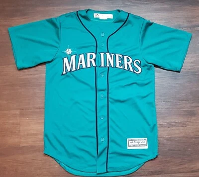 Robinson Cano #22 Seattle Mariners Stitched Majestic MLB Mens Small Jersey - Image 1 of 4