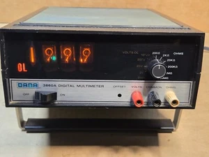 DANA 3860A Nixie Röhren Digital Multimeter - funktioniert gut - gebraucht - Bild 1 von 11