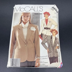 McCalls Petite-able Vintage Sewing Pattern #2660 Misses Jacket in Size 16 Uncut - Bild 1 von 3