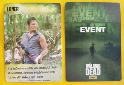 walking dead LONER DARYL event card NORMAN REEDUS cryptozoic game promo AMC 2013 - Image 1 of 3
