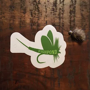 Fishpond green drake fly sticker - Picture 1 of 1