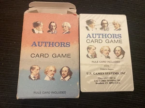 Authors Card Game 1987 U.S. Games Systems Inc. Complete SEALED Cards Excellent! - Picture 1 of 4