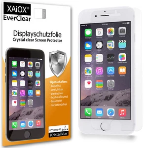 3x Folie Kratzfest Schutzfolie für Apple iPhone 6 4.7 Zubehör + Poliertuch Neu - Bild 1 von 8