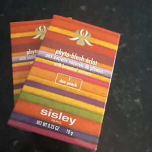 Sisley Phyto-Blush eclat - #1 Peach. .35 Oz 10gb Peach Duo New In Box Lot Of 2 - Picture 1 of 8