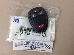 Chevrolet Silverado Traverse GMC Sierra Acadia 4 Button Remote KEY FOB new OEM - Picture 1 of 3
