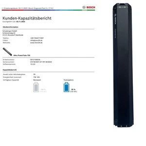 Bosch Powertube 750 – SMART System E-Bike Akku inkl. Prüfbericht 709 Wh (95%) - Bild 1 von 8