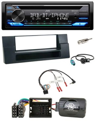 JVC Bluetooth Lenkrad USB DAB CD Autoradio für BMW 5er 01-04 E39 Aktivsystem Abl - Bild 1 von 4