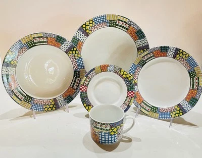 40 peças de serviço para 8 estúdios NOVA Homespun Japão colcha fazenda excelente 5 peças Pl - Imagem 1 de 4