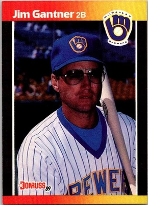 1989 Donruss #264 Jim Gantner - Image 1 of 2