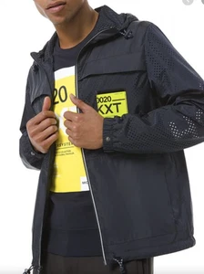 Michael Kors Nayy Macy Exclusive X Tech Lightweight Hooded Jacket Size M NWT - Picture 1 of 6