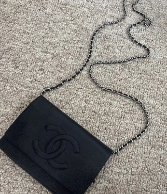 CHANEL Caviar Timeless Wallet On Chain — 第 1/4 张图片