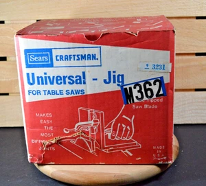 VINTAGE Craftsman Universal Jig for Bench Saws No. 9-3231 NOS - Picture 1 of 20