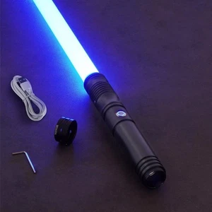 VEVOR Lichtschwert 12 RGB Farben 16 Sounds wiederaufladbar 40" Leuchtschwert - Bild 1 von 2
