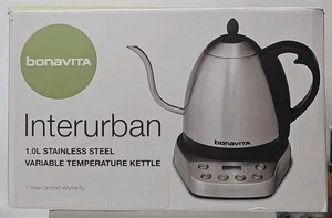 Hervidor de agua digital Bonavita Interurban 1,0 L temperatura variable cuello de cisne - Imagen 1 de 1
