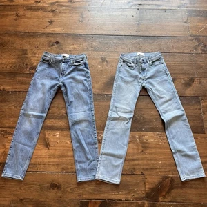 Abercrombie Kids Tapered & Skinny Jeans 11/12 lang 2 Paar - Bild 1 von 5