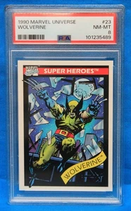 Marvel Universe # 23 Wolverine 1990 PSA 8 casi nuevo-como nuevo # 101235489 - Imagen 1 de 2