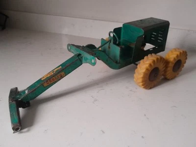 Niveladora de carretera Structo Green vintage de los años 50 de acero prensado de 18" de largo faltan piezas Foto 1 de 4