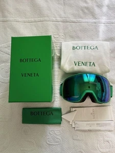 Bottega Veneta Eyewear Mask Goggles Skiing Green color Made in Italy rare item - Picture 1 of 12