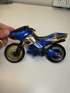 Bandai Power Rangers Wild Force Blue Shark Moto Cycle Fahrrad Spielzeug - Bild 1 von 9